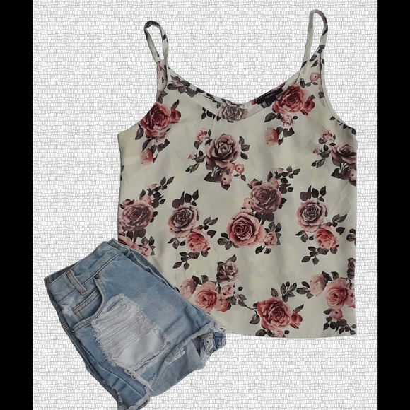 Forever 21 Tops - Forever 21|Floral Tank